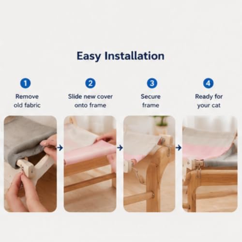Cat Window Perch Replacement Cover Rug Cushion Mat - Image 6