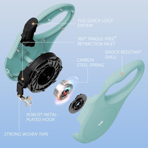 TUG Quest Retractable Dog Leash | 360° Tangle-Free | 16 ft Tape - Image 6