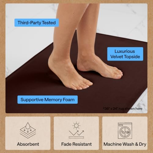 GORILLA GRIP® Memory Foam Bath Rug - Image 5