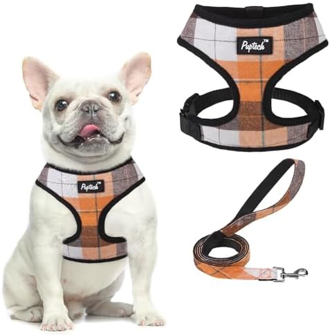 PUPTECK Small Dog Harness and Leash Set No Pull by PUPTECK