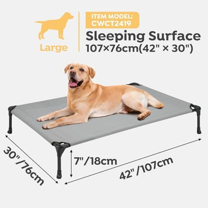 Veehoo 2 Pack Outdoor Elevated Dog Bed - Image 3