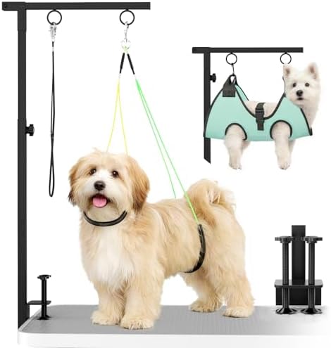 Dog Grooming Table Arm, 31.5"-43.3" Adjustable Pet Stand by Unknown