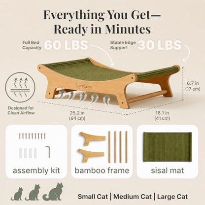 XL Sisal Cat Scratcher Bed - Image 4