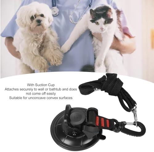 Dog Bathing Tether with Suction Cup, Adjustable Pet Bath Restraint Leash Puppy - Image 4