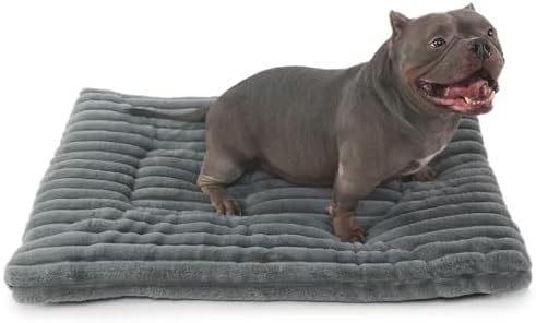 Dog Beds Crate Pad for Medium to Large Dogs Ultra Soft Dog Mat for Crate or by ZihapgpzpPetSupplies