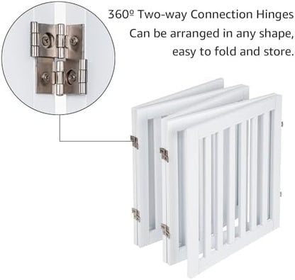 unipaws 24”H Free Standing Pet Gate - Image 5