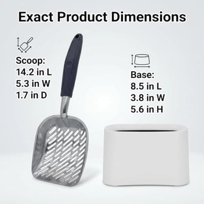 Heavy-Duty Metal Cat Litter Scoop - Image 2