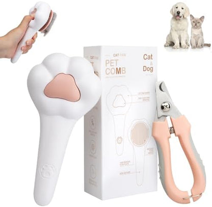 Self-Cleaning Cat Brush for Shedding by Bsonedo