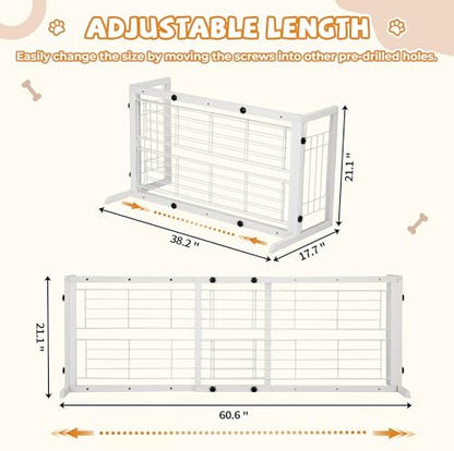 Coziwow 38-67" Freestanding Adjustable Dog Gate, No Drilling - Image 4