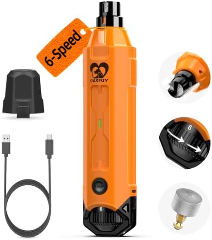 Casfuy 6-Speed Dog Nail Grinder by casfuy