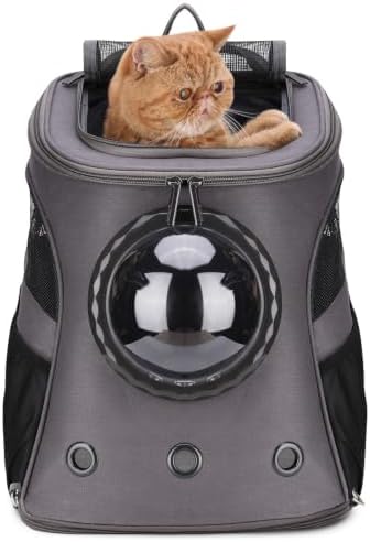 LOLLIMEOW Large Pet Carrier Backpack, Bubble Backpack Carrier by Lollimeow
