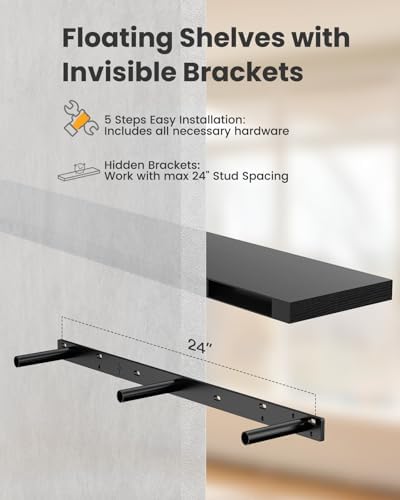 Amada 47.2" Floating Shelves for Wall Decor & Storage - Image 7