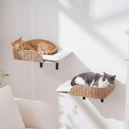 SHENGOCASE 2-Pack Wall Mounted Cat Bed Perch by SHENGOCASE