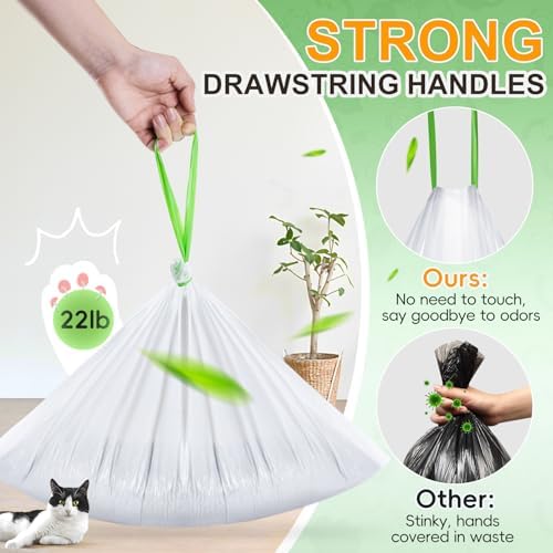 80 Count 18" x 12.6" Cat Litter Box Liners, Compatible - Image 4