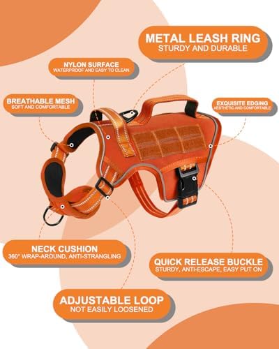 Dog Harness, Tactical No Pull for Small Sized Dog - Image 6