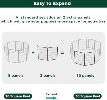 FXW Rollick Dog Playpen, Yard & RV Camping, 2 Panels - Image 2