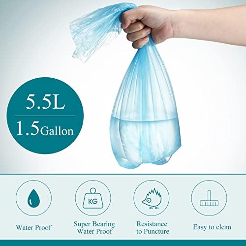 1.5 Gallon Small Trash Bags Mini Bathroom Garbage Bags - Image 3