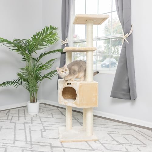 Aeromark 3 Tier Cat Tree Armarkat A5201 Real Wood Scratch - Image 4