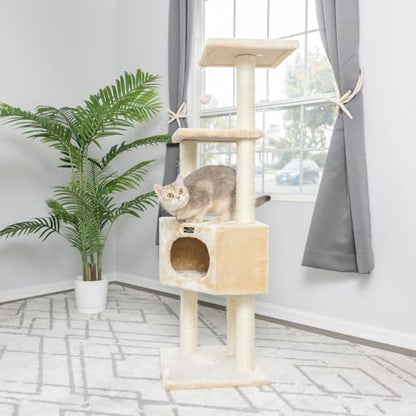 Aeromark 3 Tier Cat Tree Armarkat A5201 Real Wood Scratch - Image 4