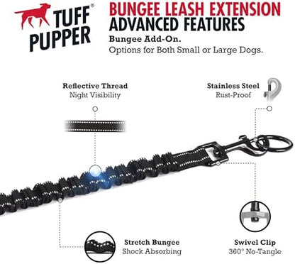 Add-On Accessory Large Size Bungee Leash Extension | Extends Hands Free Leashes - Image 2
