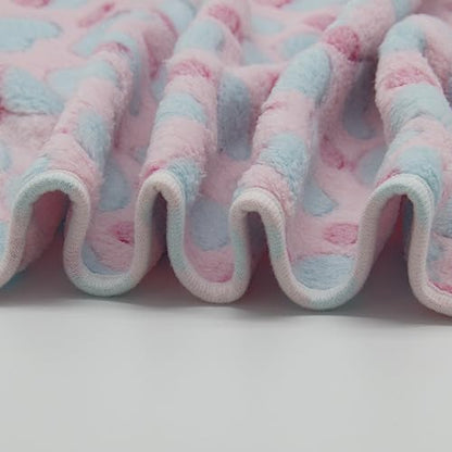 1 Pack 3 Puppy Blankets Super Soft Warm Sleep Mat Love Print Blanket Fluffy - Image 7