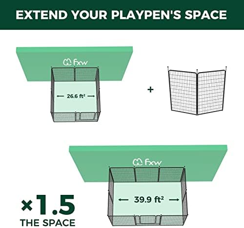 FXW Rollick Dog Playpen, Yard & RV Camping, 2 Panels - Image 2