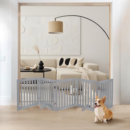 unipaws 24”H Free Standing Pet Gate - Image 2