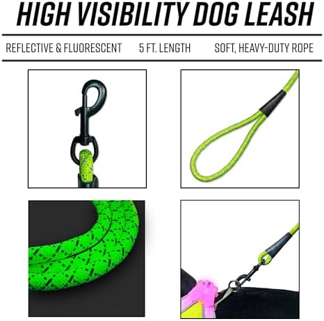 noxgear LightHound Light Up Reflective Dog Harness and Leash - Image 3