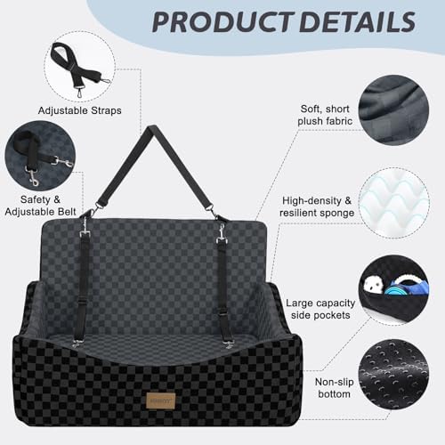 JOEJOY Dog Car Seat for Medium/Large Dogs - Image 4