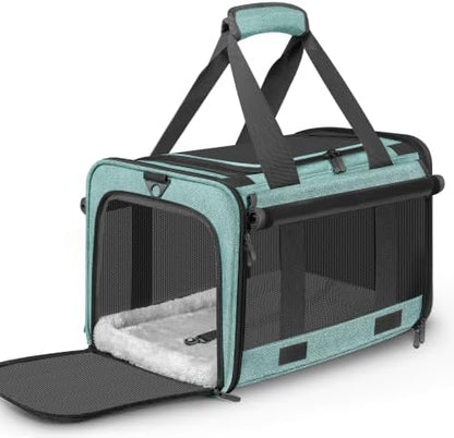 Soft Sided Cat Carrier for Anxious Pets by Unknown