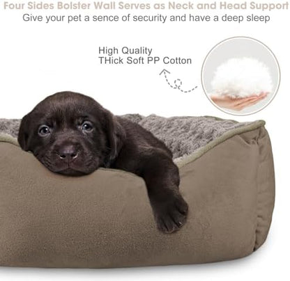 JOEJOY Rectangle Dog Bed for Large Medium Small Dogs - Image 2