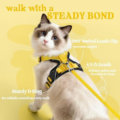 rabbitgoo Cat Harness and Leash Set, Escape Proof Vest - Image 5