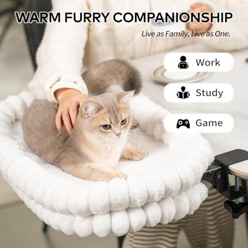 CHEERPALS Cloud Cat Bed Desk Mounted Hammock - Image 3