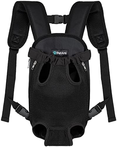 PetAmi Dog Carrier Backpack, Adjustable Dog Pet Cat Front Carrier Backpack | by PetAmi