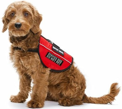 2 Pcs Reflective Service Dog Do Not Pet Patch Set - Image 6