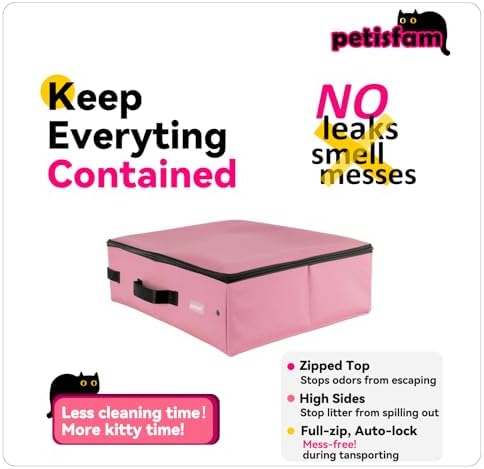 Smell-Contained Portable Cat Travel Litter Box - Image 4