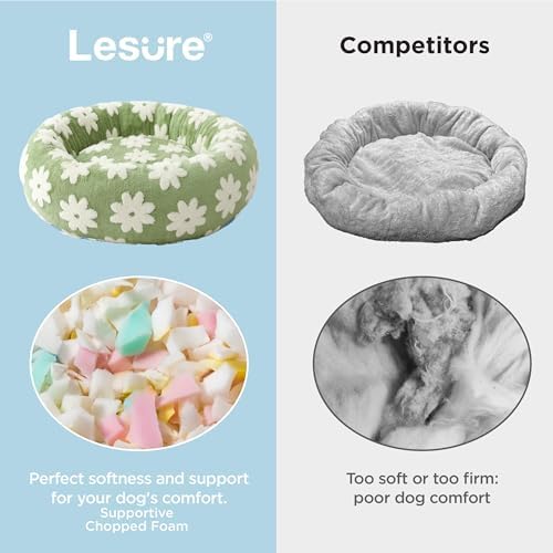 LE SURE Shown on TV Jacquard Donut Dog Bed Medium Size - Image 4