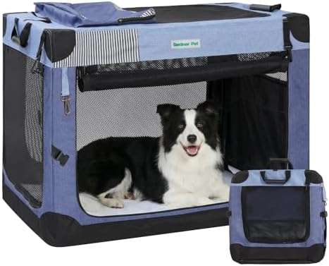 Gardner Pet Soft Collapsible Dog Crate by GardnerPet