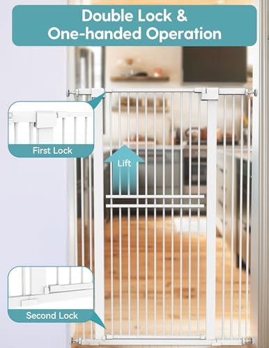 No Pawblems 55" Extra Tall Pet Gate - Image 6