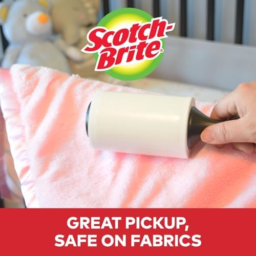 Scotch 3M Mini Lint Rollers 6-Pack, Travel-Size Sticky Lint Removers - Image 2