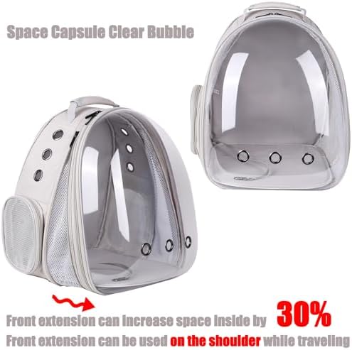 Large Cat Backpack Carrier, Front Extension - Image 4