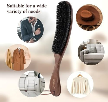 BFWood Clothes Brush, Boar Bristle Lint Brush - Image 5