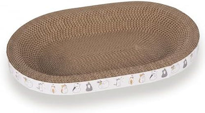PatiencET Oval Cat Scratcher Bed by patiencET