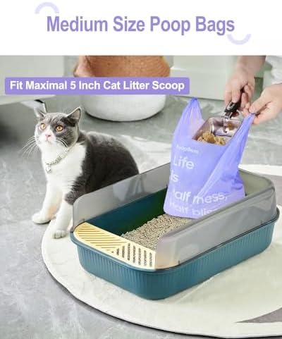 125 Count Cat Litter Bags Lavender Scented - Image 6
