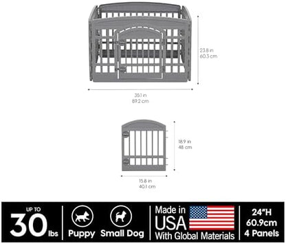IRIS USA Laundry Basket, 51L Plastic Hip Hold Hamper, 4 Pack, Sage Green - Image 3