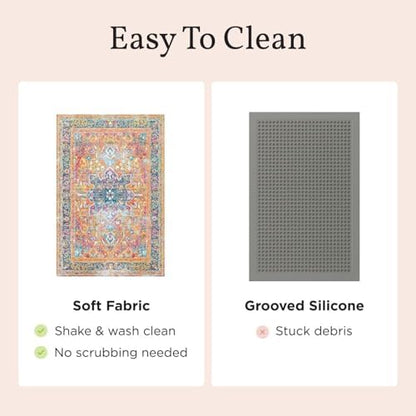 Lovewag Cat Litter Mat, Litter Box Mat, Sage Forest, 2 Pack - Image 5