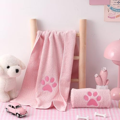 SmoothNovelty 2 Pcs Dog Paw Hand Towels - Image 2