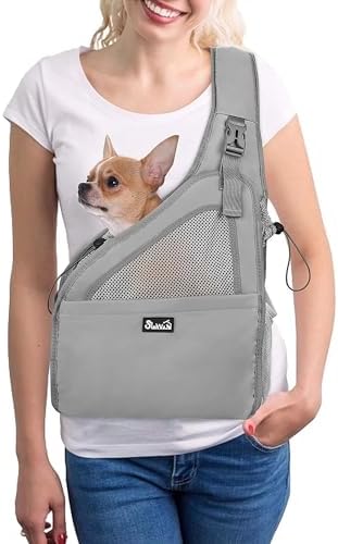 Lukovee Pet Sling, Hands Free Hard Bottom Papoose by Lukovee
