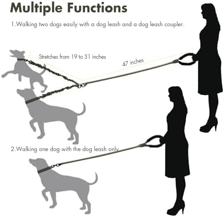 BAOBOTE Double Dog Leash, Dual Dog Leash - Image 6