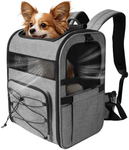 Pet Carrier Backpack with Elevated Booster Pad by FURTENT